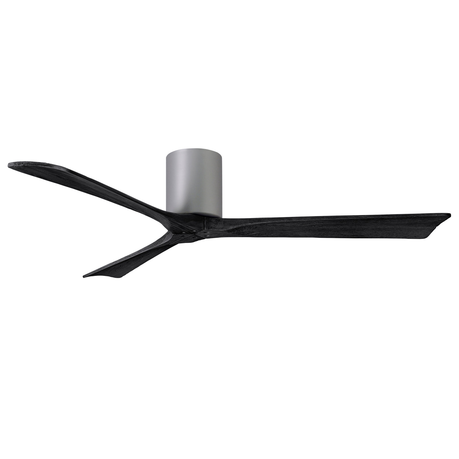 Olivier 3 Blade Ceiling Fan, Brushed Nickel, Matte Black, 60"