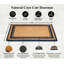 Tapis d'entrée en porche naturel avec bordure noire en plâtre naturel naturel 30 po x 48 po Natural-1618859906-1618859919
