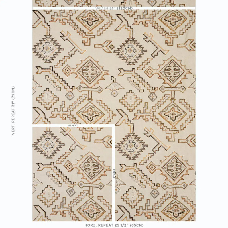 Ezma Embroidery Fabric