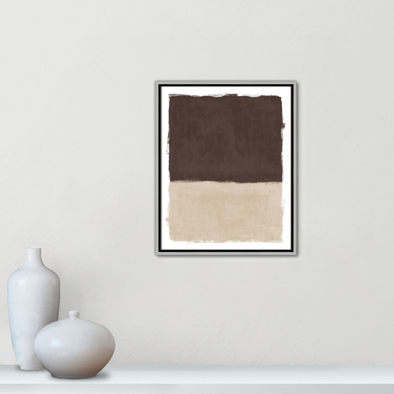 «Brownie Sundae I Print» par Natalie Carpentieri, Flottant argenté, L 17,5 po x H 21,5 po