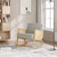 Linen Rocking Chair