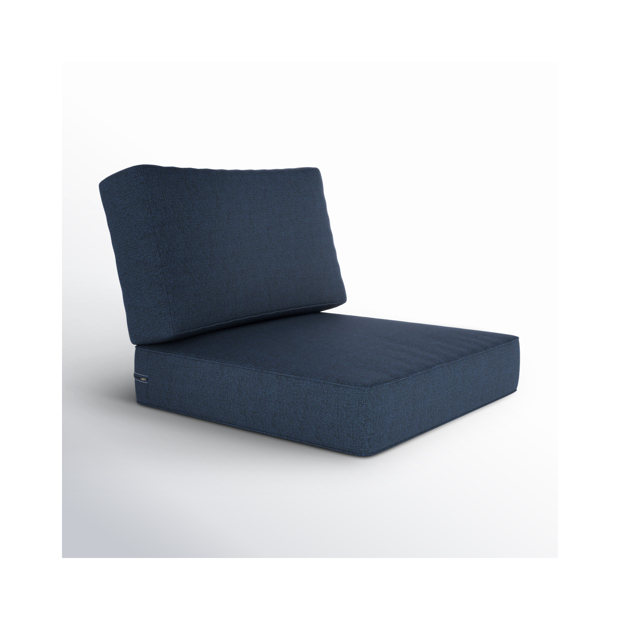 Outdoor Sunbrella Seat/Back Cushion, Spectrum Indigo Sunbrella®