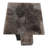 Modern Metal Aluminum Accent Table With Geometric Base And Sleek Contemporary Design