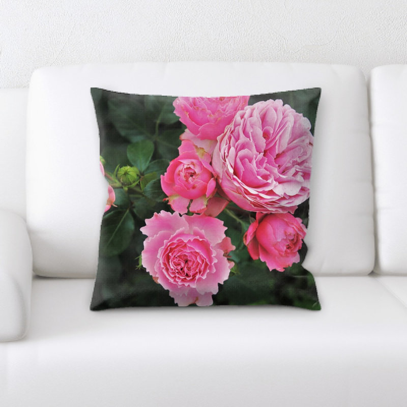 Microsuede Throw Pillow