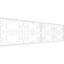Panneaux de lambris H 24 1/4 po x l 94 1/2 po x P 3/8 po