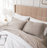 Southshore Fine Linens Vilano Extra Deep Pocket Pleated Sheet Set, Double-Brushed Microfiber 21-Inch Deep Pocket Sheets with Pleated Hem, 2 Fitted Sheets, 2 Pillowcases, Split King, Chili Pepper-2147424987-2016060803