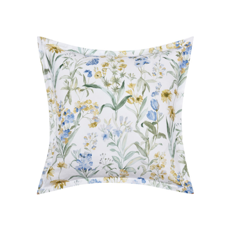 Taie décorative bleue Tahlia