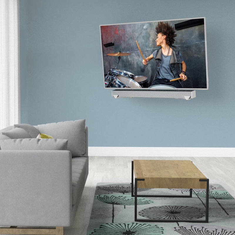 Universal & Sonos Adjustable Soundbar Mount for TVs, White
