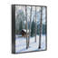 «Snowy Cabin Through Birch», art de la giclée encadrée par Kevin Daniel-1763193198-1763193196