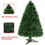 Arbre de Noël artificiel pin vert 3 pi avec lumières multicolores