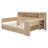 Baelee Wooden  Multi-Functional Daybed With Storage Shelves, 2 Storage Drawers And  Study Desk-871320043-871320040