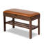 Tabouret à langer moderne en bois massif minimaliste avec tiroirs de rangement-957322777