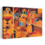 Il Giardino Del Tempio Abstract Contemporary Wall Art Print by Paul Klee - 1 Piece Wrapped Canvas Wall Art-1751251767