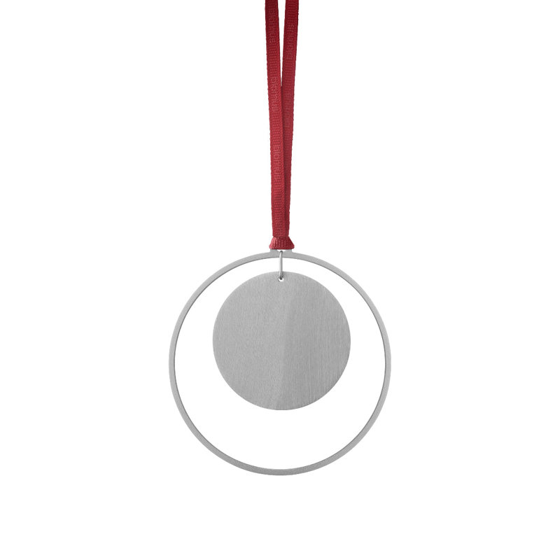 KITAI Modern Silver Ornament with Ring