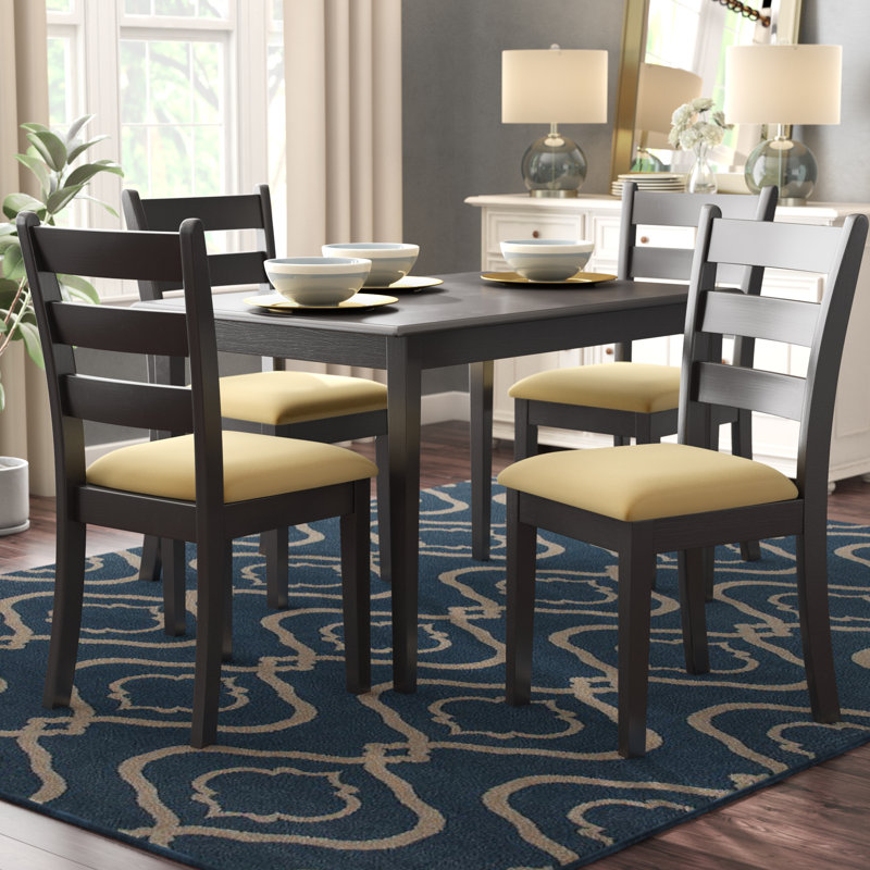 Alexa-Mae 4 - Person Four Leg Dining Set