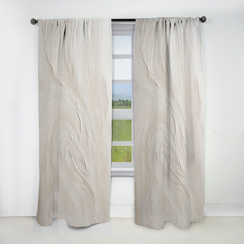 Rideau beige occultant Modern Beach, L 52 po x L 63 po