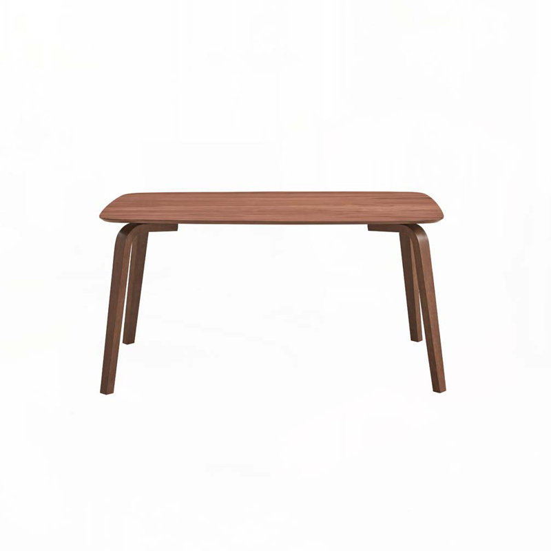 Table de salle à manger en bois avec 4 pieds