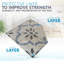 6'' W x 6'' L Vinyl Peel and Stick Field Tile-98583515