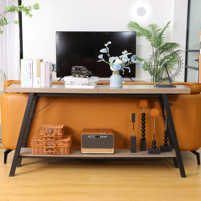 Console Anav 62,99 po, console étroite derrière le canapé