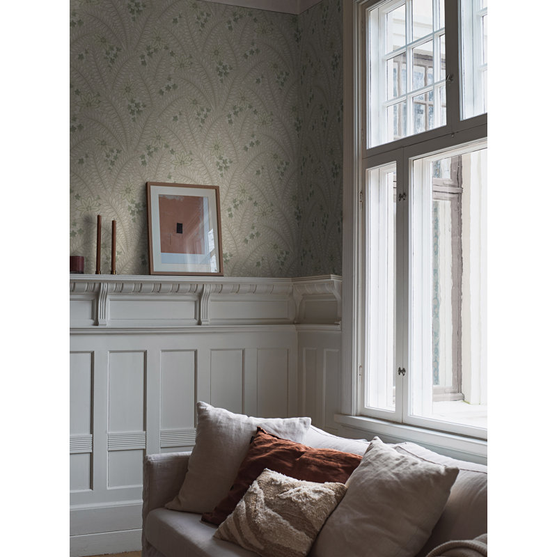 Boråstapeter Hidden Ivy Wallpaper, Beige