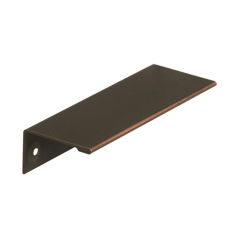Poignées d'armoire Edge to Center - 10 pièces, 3 3/4", Bronze huilé, bronze