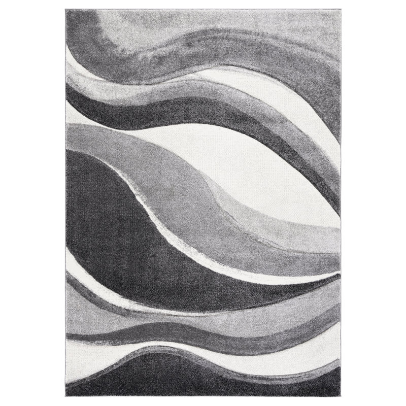 Tapis abstrait performance Vilica, Rectangle 10 pi 6 po x 14 pi