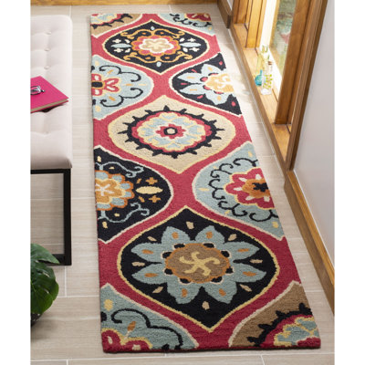 Roslyn Hand Tufted Wool Damask Rug