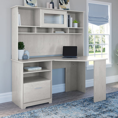 Bureau d'angle réversible avec clapier Ozro