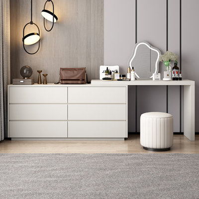 Style Makeup Table Storage Cabinet Set