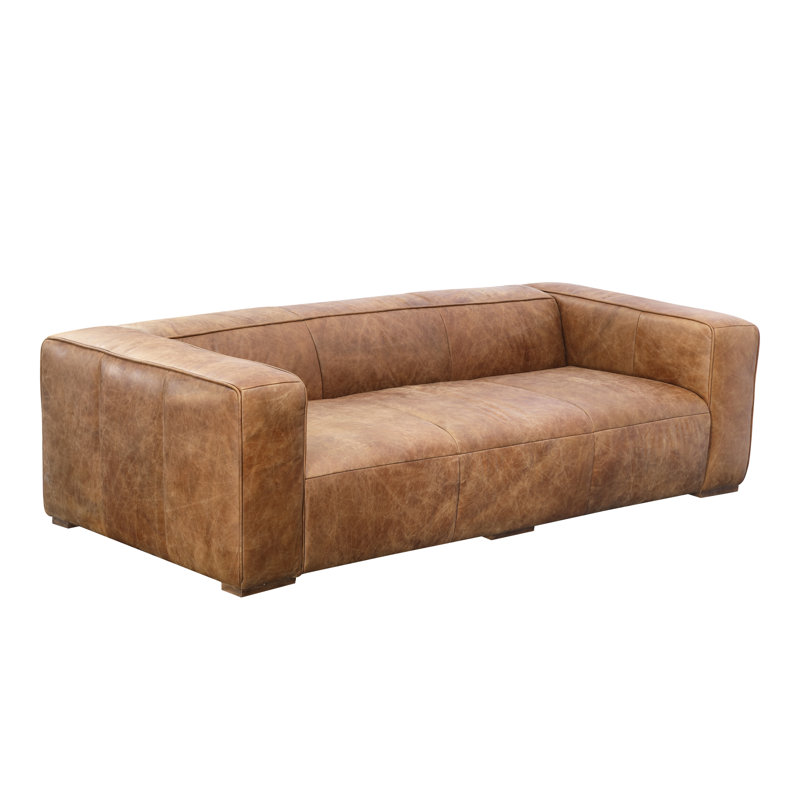Bolton Sofa Cappucino, Cappuccino Genuine Leather