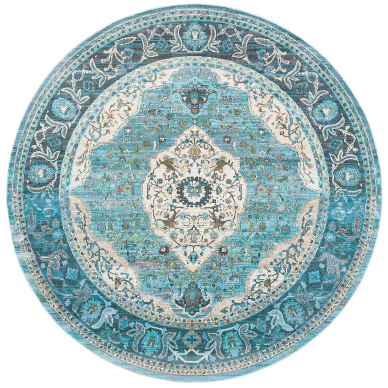 Tapis oriental Marques Performance, Rond 6 pi 7 po