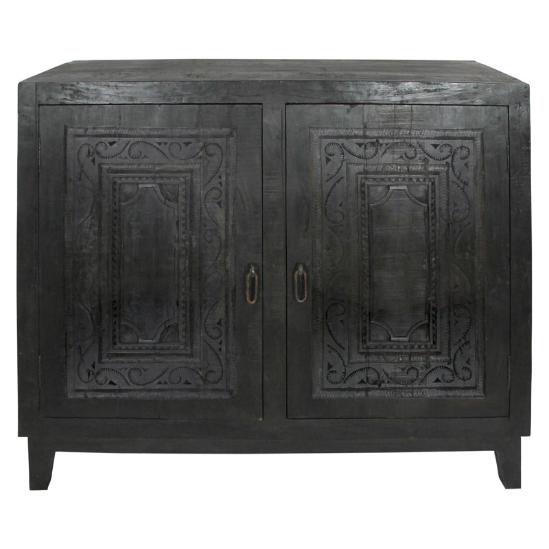 Ajene 45.5'' Solid Wood Sideboard