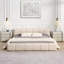 Lit tapissier en chenille, grand