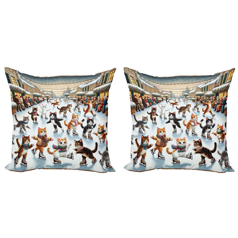 429883 Housse de coussin pour chat Ambesonne, H 24 po x l 24 po
