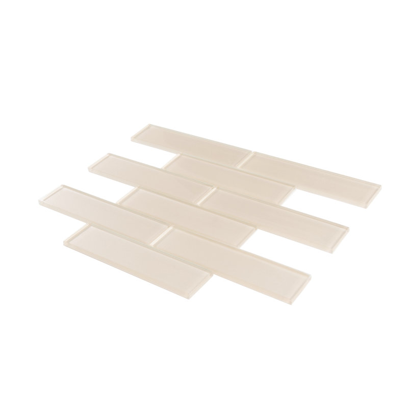 Apollo 12" x 12" Glass Brick Joint Mosaic Wall & Floor Tile
