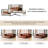 Faux leather Upholstered Sofa bed, 3-In-1 Multi-Functional Pull Out Sleeper Sofa With Nailhead Trim For Living Room Bedroom Apartment-1153726202