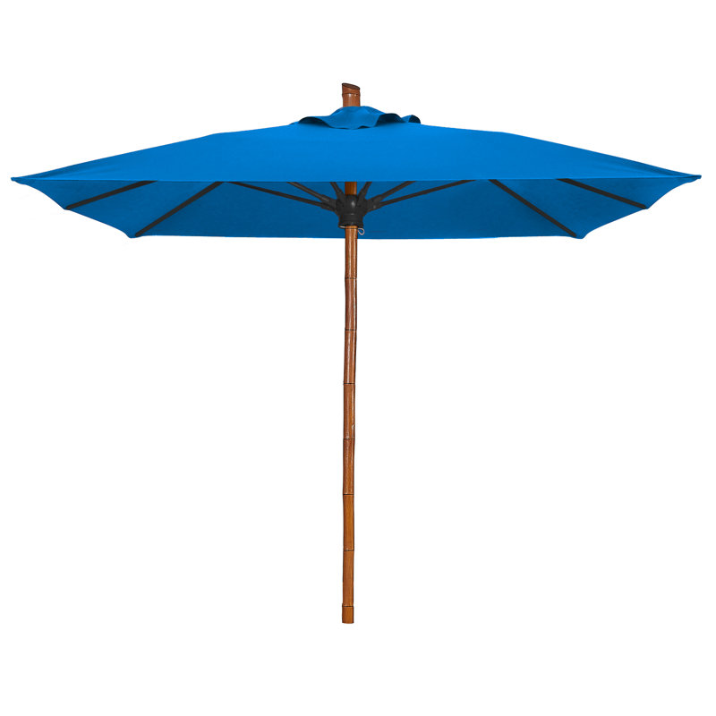 Parasol de marché carré 6 pi Prestige, Bleu pacifique