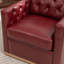 Fauteuil pivotant en cuir véritable Azib-895197513