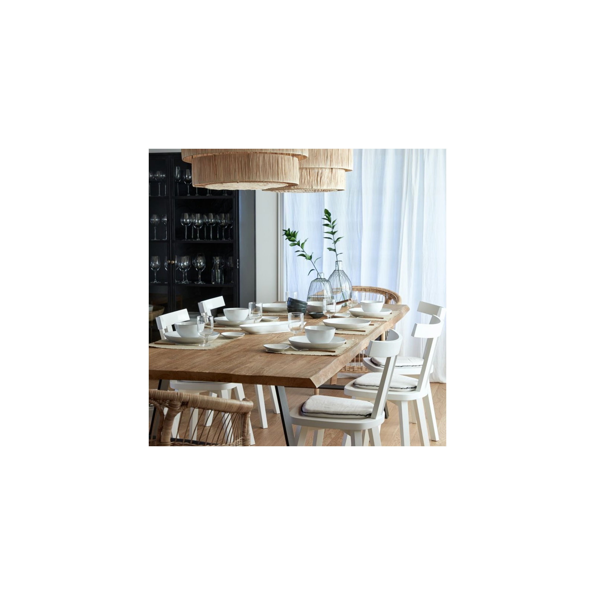 Livia Serving Bowl, White