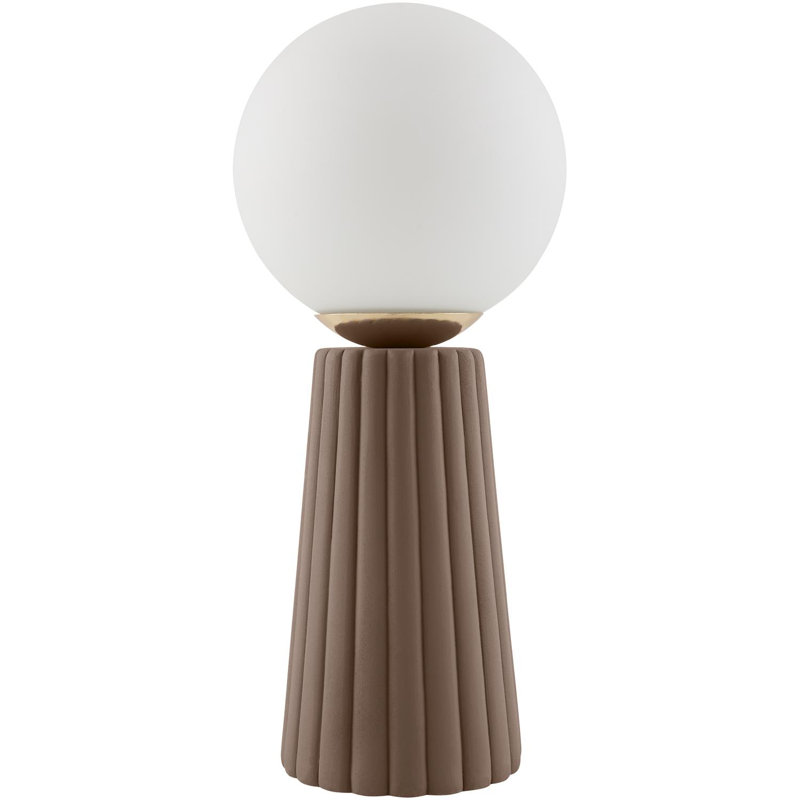 Lampe de table Burkhalter, Brun