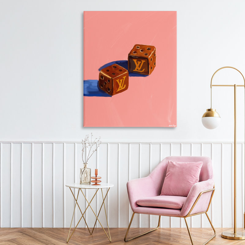 «Fashion Brand Dice Canvas», conception par Amelia Noyes, H 30 po x l 24 po