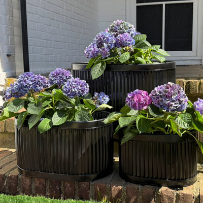 3 Piece Nina Oval Belly Planters