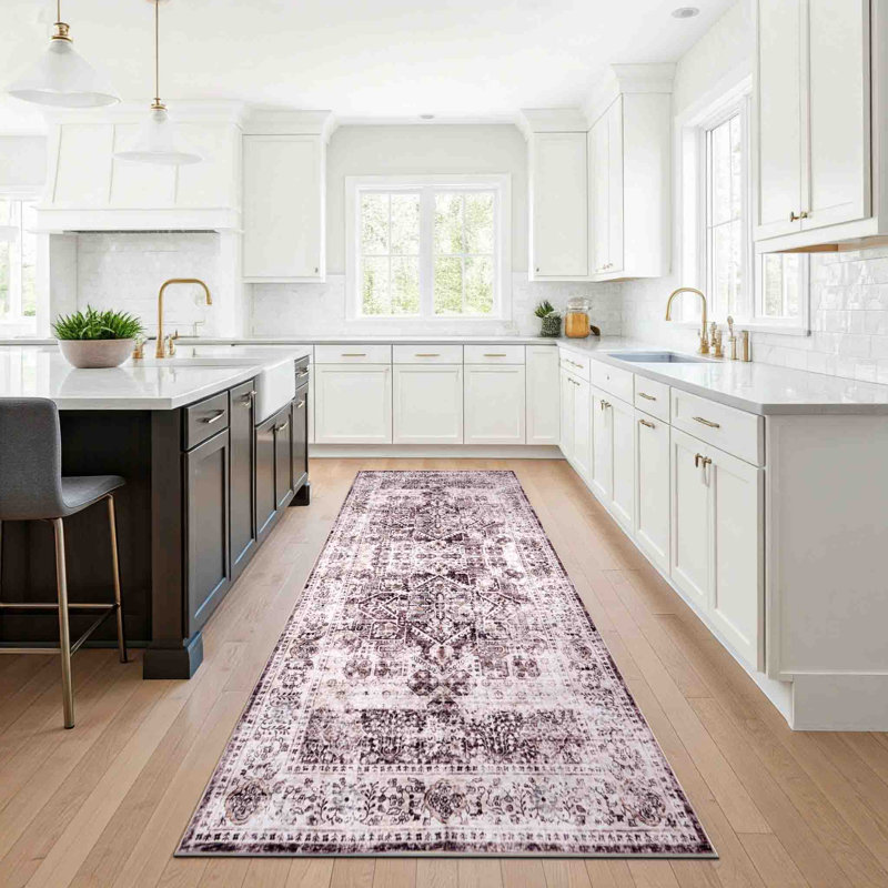 Delara Brown/Neutral Machine Washable Area Rug – Non-Slip, Stain Resistant, GRS Certified, for Bedroom, Living & Dining