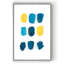 Banko «Lemon & Indigo I», reproduction d'impression sur toile-2068735391-2068734038