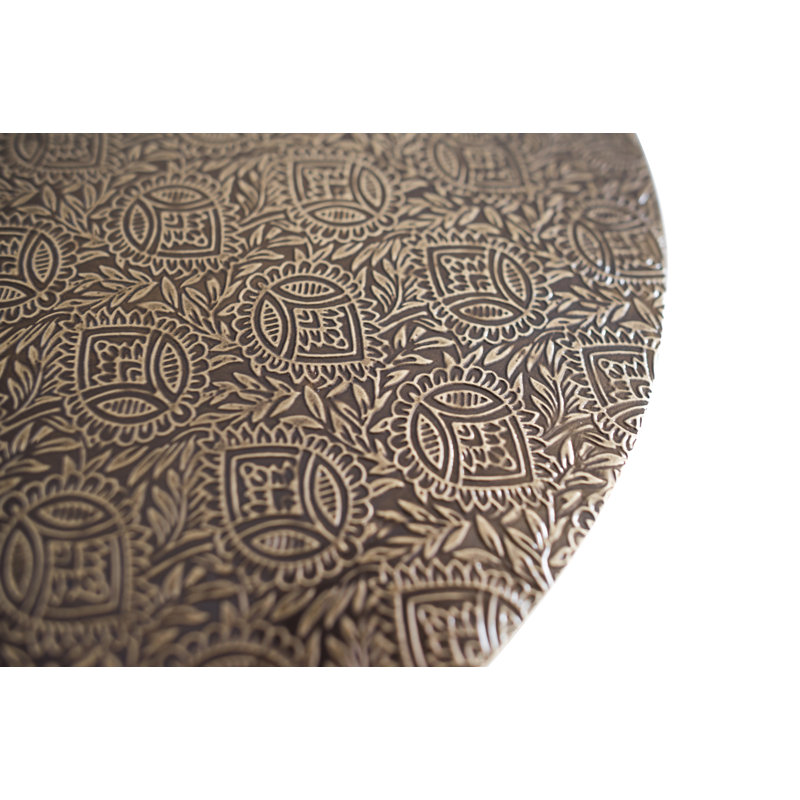Caylor End Table, Brass