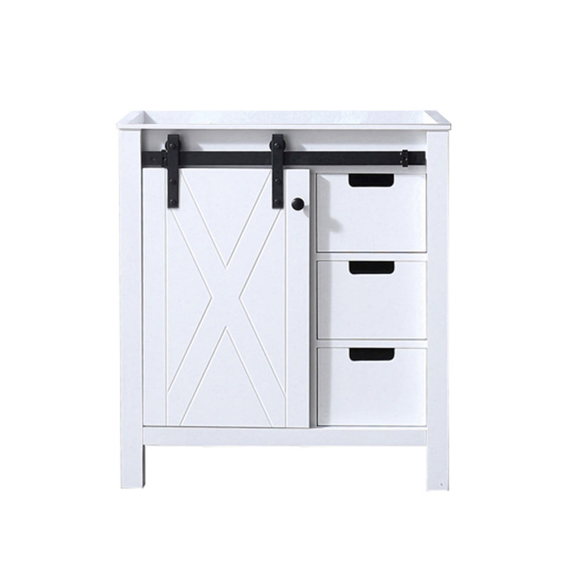 Meuble-lavabo blanc 30 po X P 22 po D, Blanc