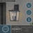  Cottage Grove 21 in. H 3-Light Matte Black Transitional Outdoor Wall Sconce made of Durable Steel, Clear Glass Shade, LED Compatible, Use for Exterior Porch Patio Front Door or Garage