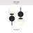 Rigsby Matte Black 1-Light Wall Sconce-127683764