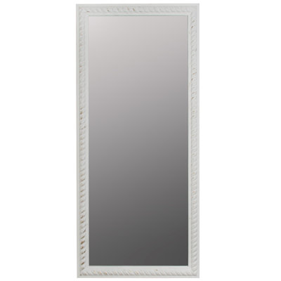 Marilyn Wood Flat Wall Mirror