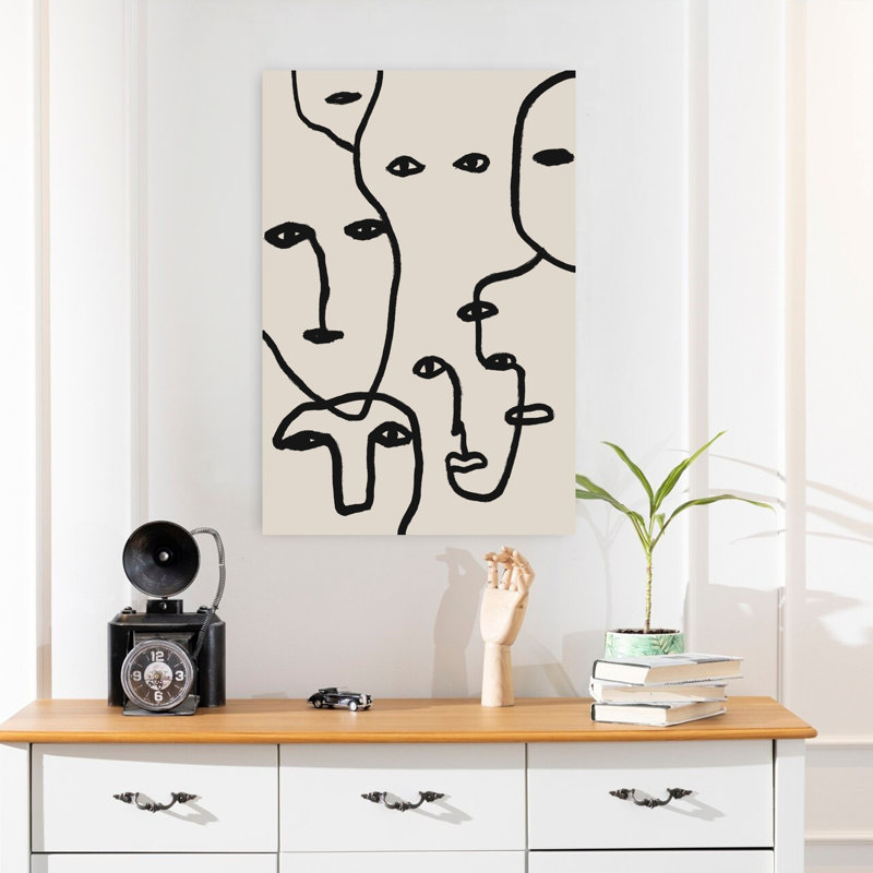 Art contemporain contemporain abstrait, H 24 po x l 16 po